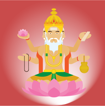 Hindu Gott Brahma