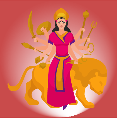 Hindu Göttin Durga