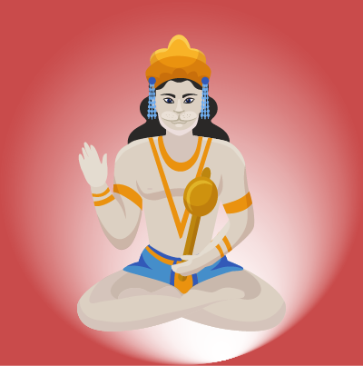 Hindu Gott Hanuman